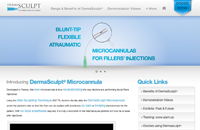 Hiboo Media: DermaSculpt website